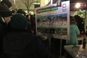 Residents sharing their vision for Celebration Square