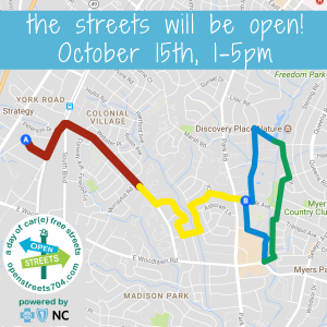 Open Streets route