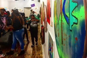 A Golden Nuggets student art show at the Baku Gallery in Charlotte, N.C.