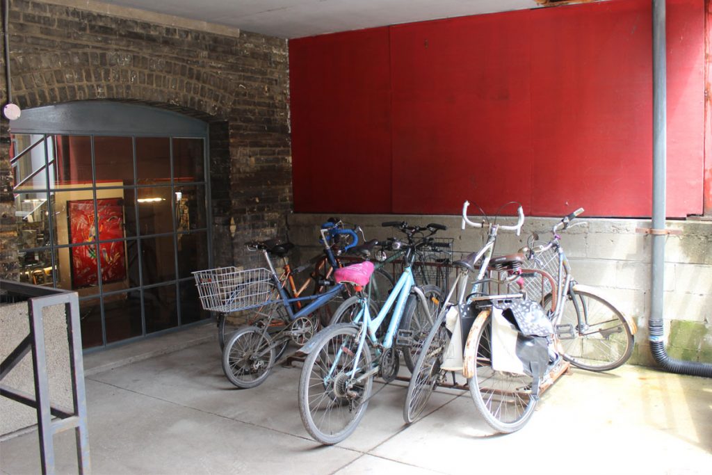 communal bike storage