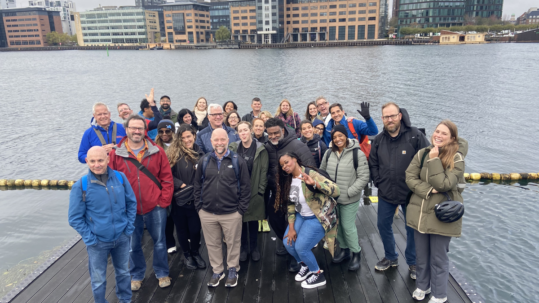 Group of people in Copenhagen
