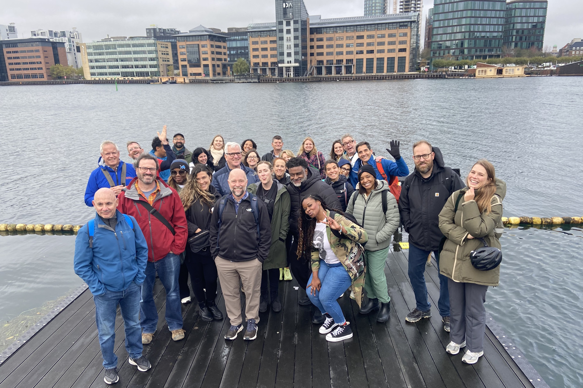 Group of people in Copenhagen